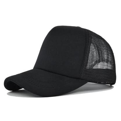15 Colors Mesh Baseball Cap Adjustable Snapback Hats For Women Men