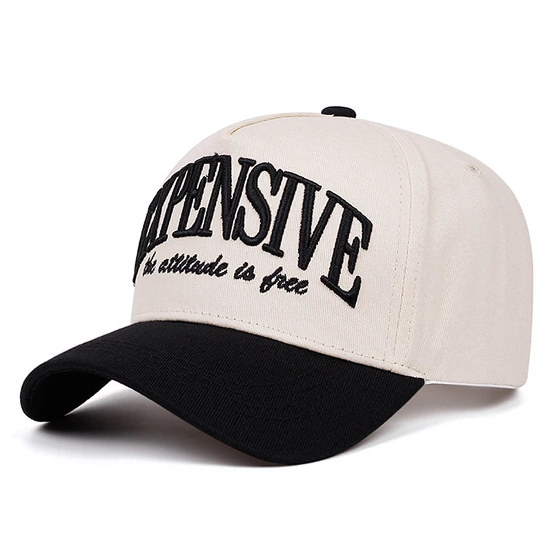 Skateboard Hat Letter EXPENSIVE Embroidered Hip Hop Hat Baseball Hat