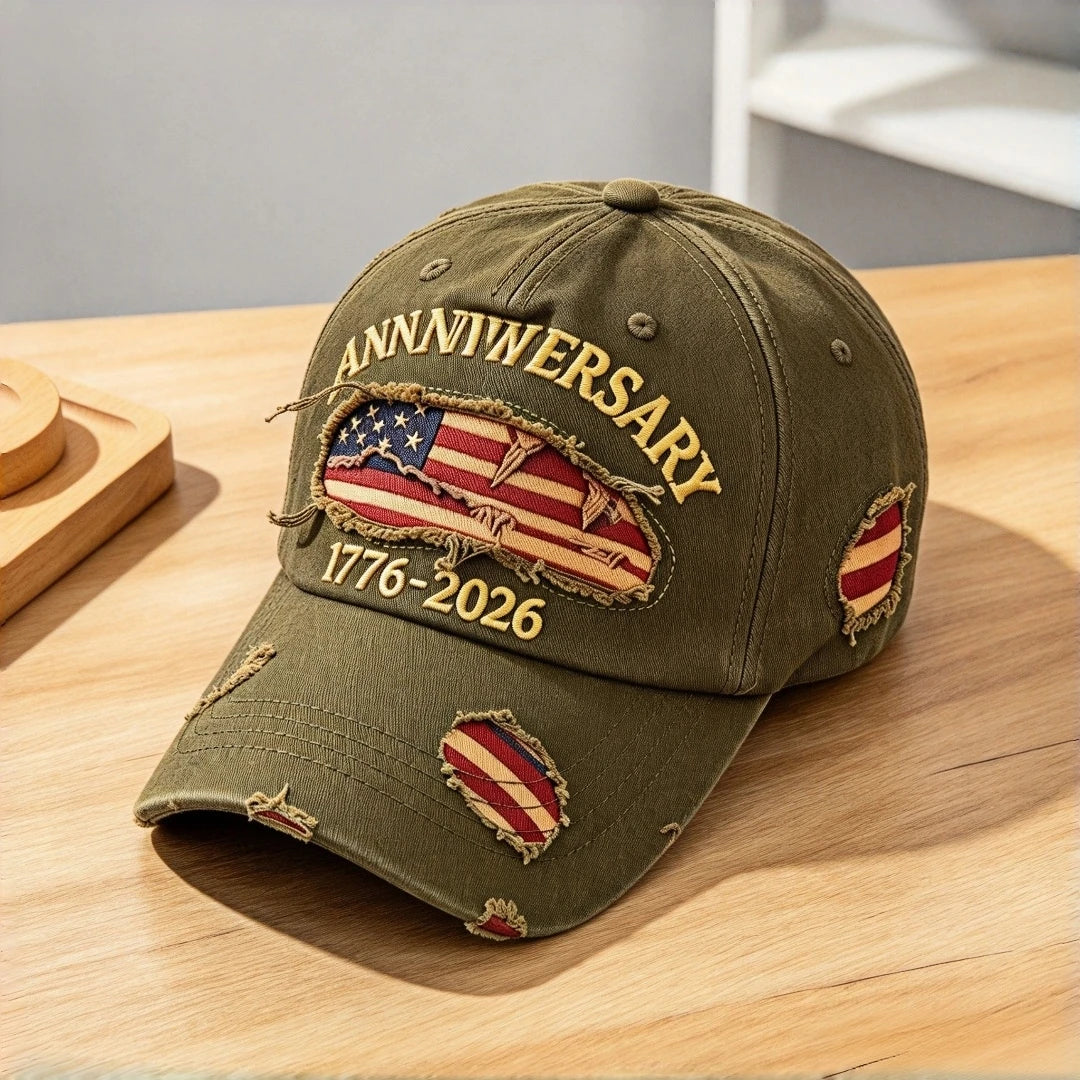 US Flag 250th Anniversary Baseball Cap