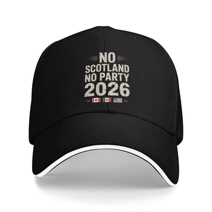 No Scotland No Party Beer Pixel Art Sandwich Cap Hip-Hop Baseball Caps