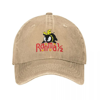 Pchan And Ranma 12 Logo Baseball Cap
