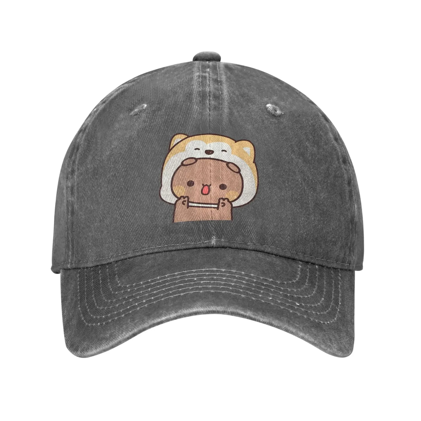 Bear And Panda Bubu Dudu Denim Cap Casual Baseball Caps