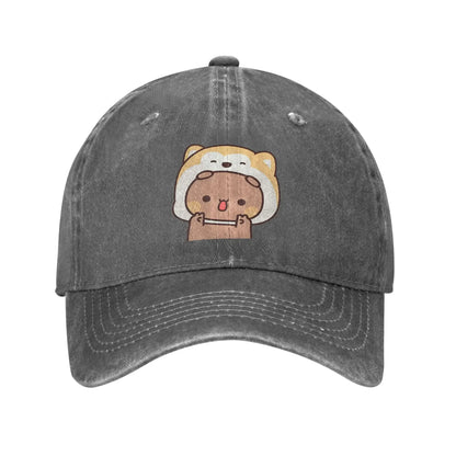Bear And Panda Bubu Dudu Denim Cap Casual Baseball Caps