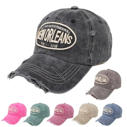 Unisex Washed Cotton Baseball Cap