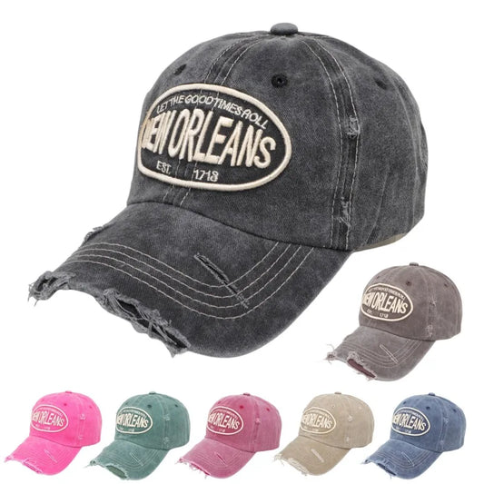Unisex Washed Cotton Baseball Cap