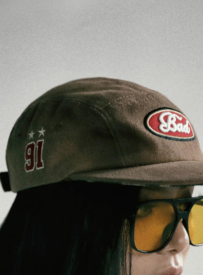 Face Highlighting Small Letter Embroidered Soft Top Duck Tongue Hat Travel Sports Baseball Hat