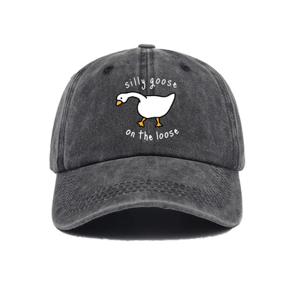 Big Goose Printed Baseball Hat For Men And Women