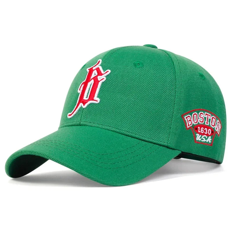 Unisex B Letter Embroidery Baseball Caps Spring And Autumn Sunscreen Hat Sports Cap