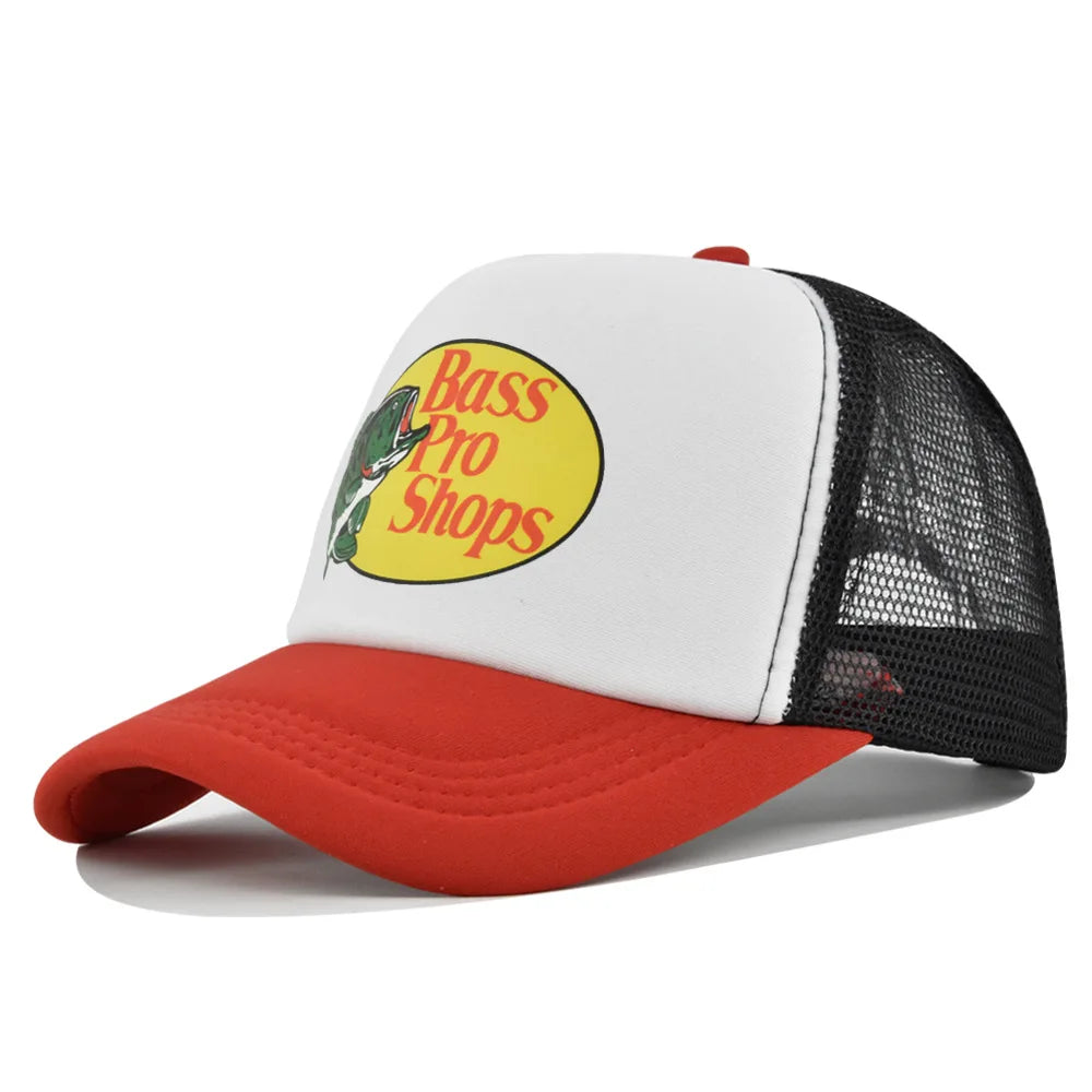 Bass Football Mesh Baseball Cap