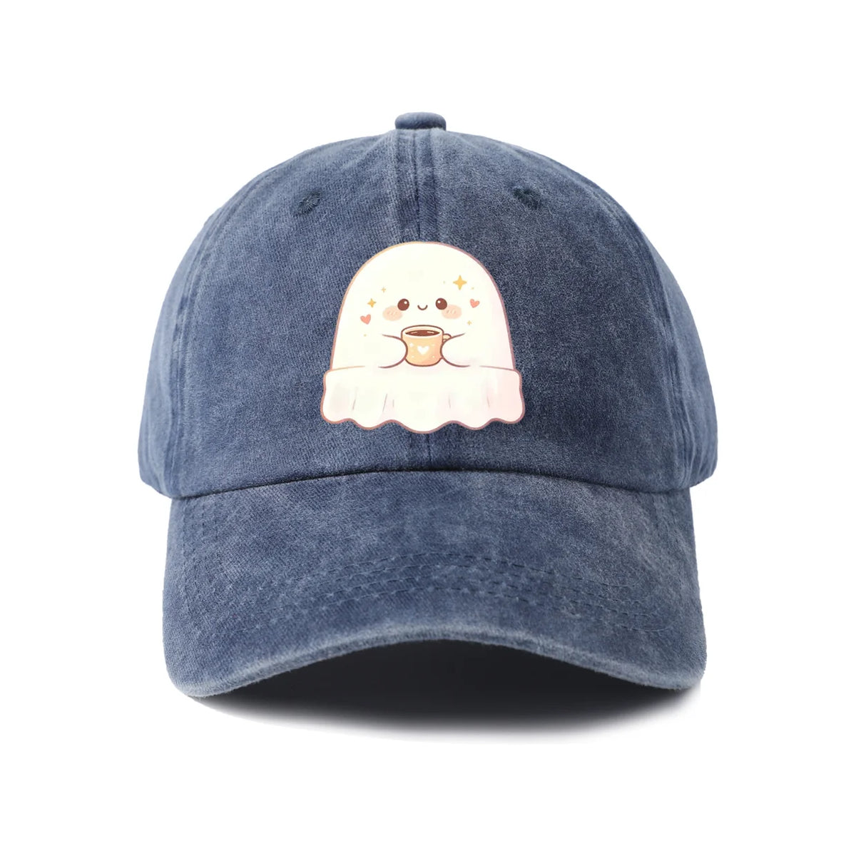 Cute Duck Ghost Graphic Baseball Cap