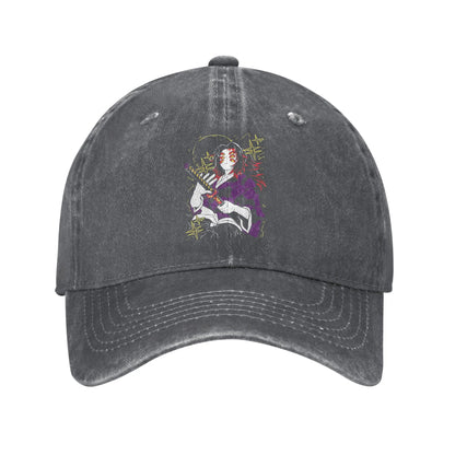 Demon Slayer  Multicolor Hat Peaked Women's Cap Kokushibo