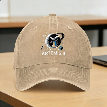 Artemis II Back To The Moon 2026 Sun Baseball Cap