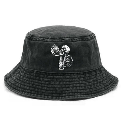 Skull Drunk Bucket Hat