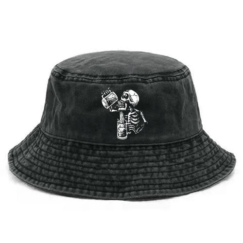 Skull Drunk Bucket Hat