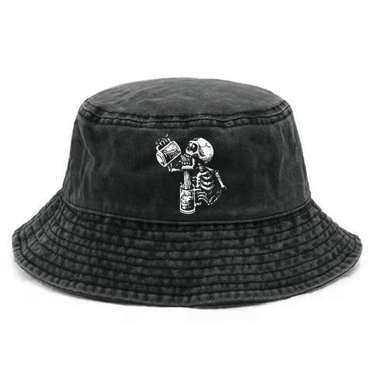 Skull Drunk Bucket Hat