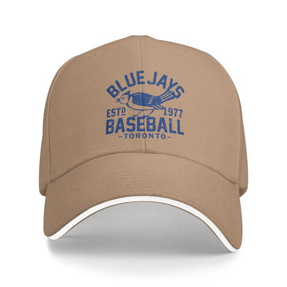 Vintage Blue-Jays-Bird Adjustable Hat Summer Golf Baseball Caps