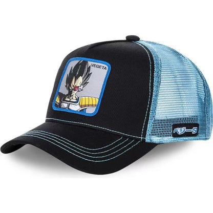 Dragon Ball Anime Embroidered Duck Tongue Mesh Hat Baseball Hat