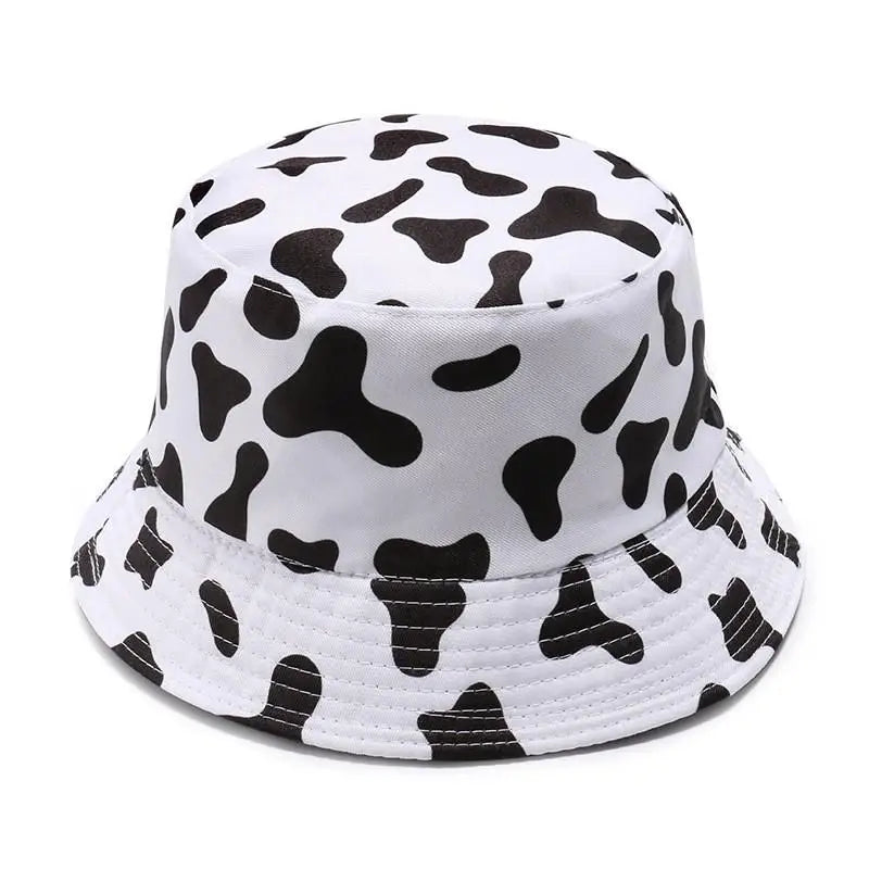 Bucket Hat Women Men Unisex Panda Printed Fisherman Cap Female