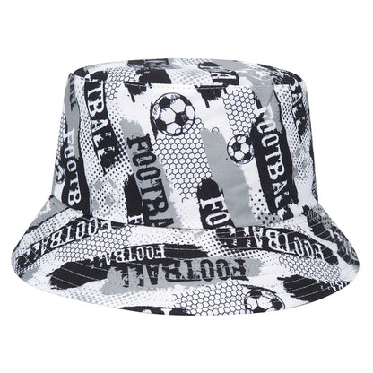 World Cup Football Printed Bucket Hat For Men Women