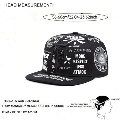 2025 Personalized New Dagger Graffiti Street Pop Hip Hop Hat Outdoor Sports