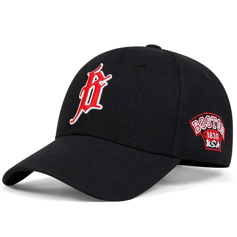 Unisex B Letter Embroidery Baseball Caps Spring And Autumn Sunscreen Hat Sports Cap