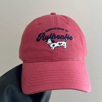 Spotted Dog Embroidered Baseball Cap