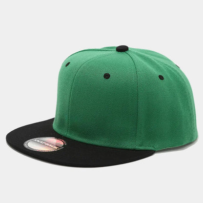 Two-Color Block Hip-Hop Cap Snapback Cap For Men And Women