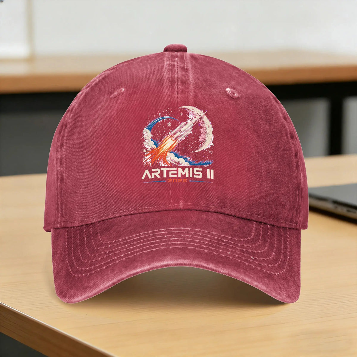 Artemis II Launch to The Moon 2026 Sun Baseball Cap