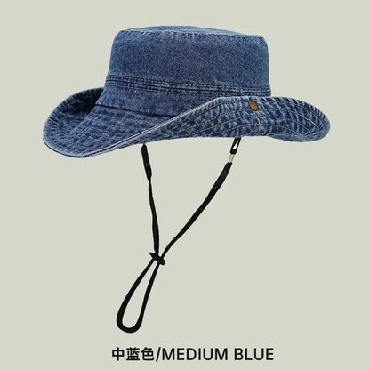 Cotton Style Bucket Hat Men Women Trendy Lightweight