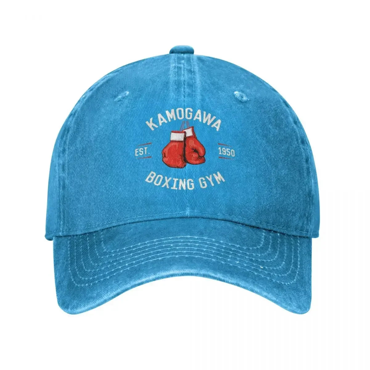 Vintage Hajime No Ippo KBG Design Kamogawa Boxing Gym  Baseball Caps For Men Women