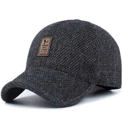 Autumn Winter Casual Adjustable Hats Earmuffs Hat Warm Baseball Cap