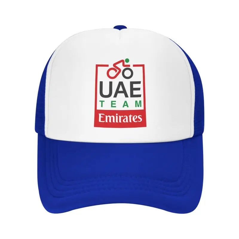 UAE Road Vehicle Print Mesh Baseball Cap