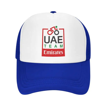 UAE Road Vehicle Print Mesh Baseball Cap