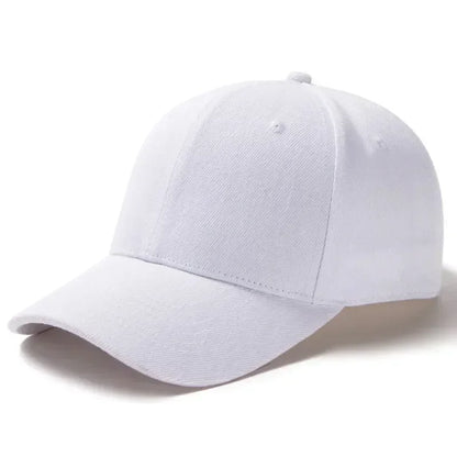 Solid Unisex Baseball Cap 6 Panel Men Caps Daily Women's