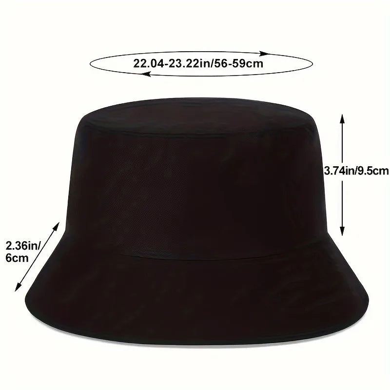 ALDEEZ NUTS Stylish Bucket Hat Breathable Foldable Polyester Sun Cap