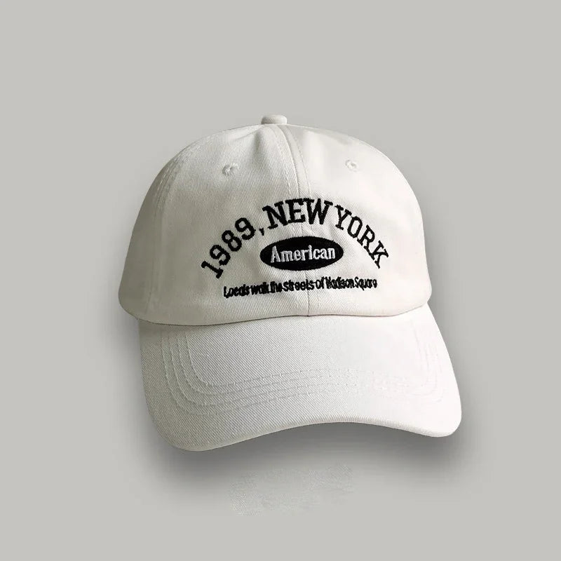 Embroidery 1989 New York Baseball Hats Washed Cotton Cap For Men Women