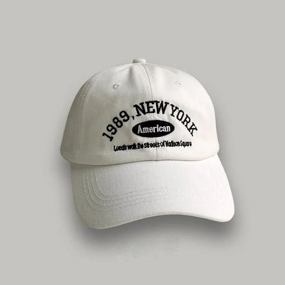 Embroidery 1989 New York Baseball Hats Washed Cotton Cap For Men Women