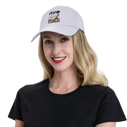 Sad Monkey Punch Meme With An Orange Toy Cap Baseball Cap For Men Women