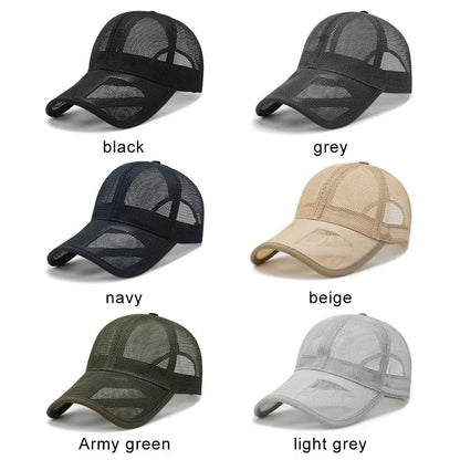 Breathable Sun Protection Caps Fashion Men Women