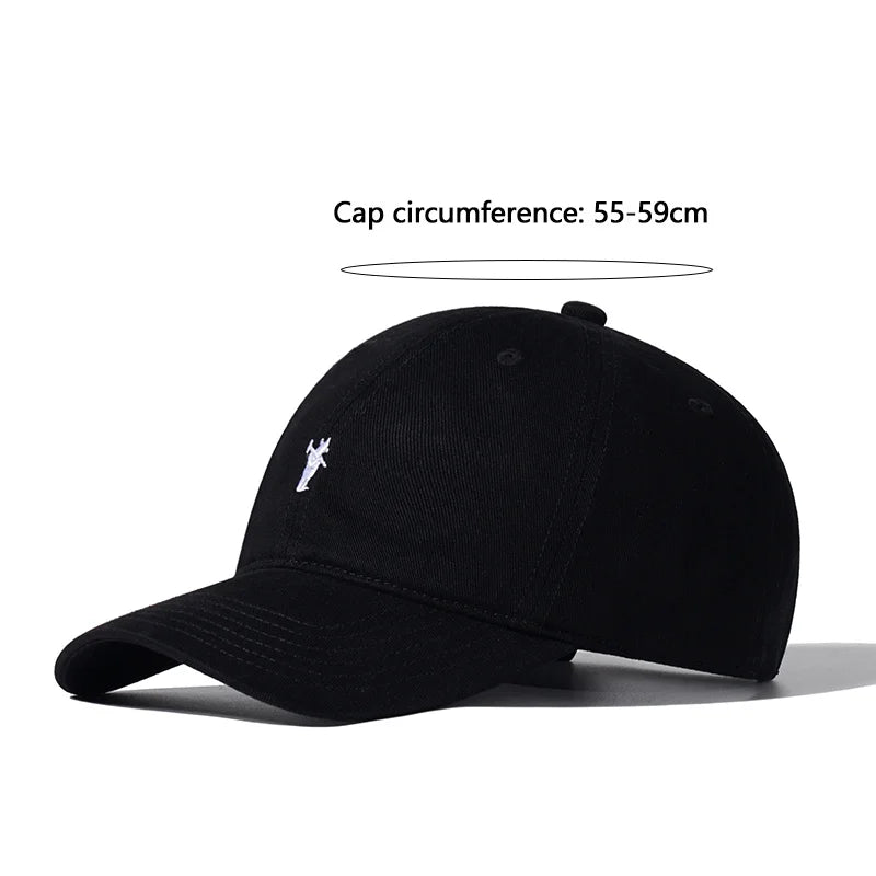 Unisex Summer Baseball Cap Cotton Hats Simple Farmer Embroidery Cap Casual Sunshade Caps