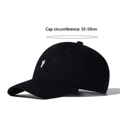 Unisex Summer Baseball Cap Cotton Hats Simple Farmer Embroidery Cap Casual Sunshade Caps