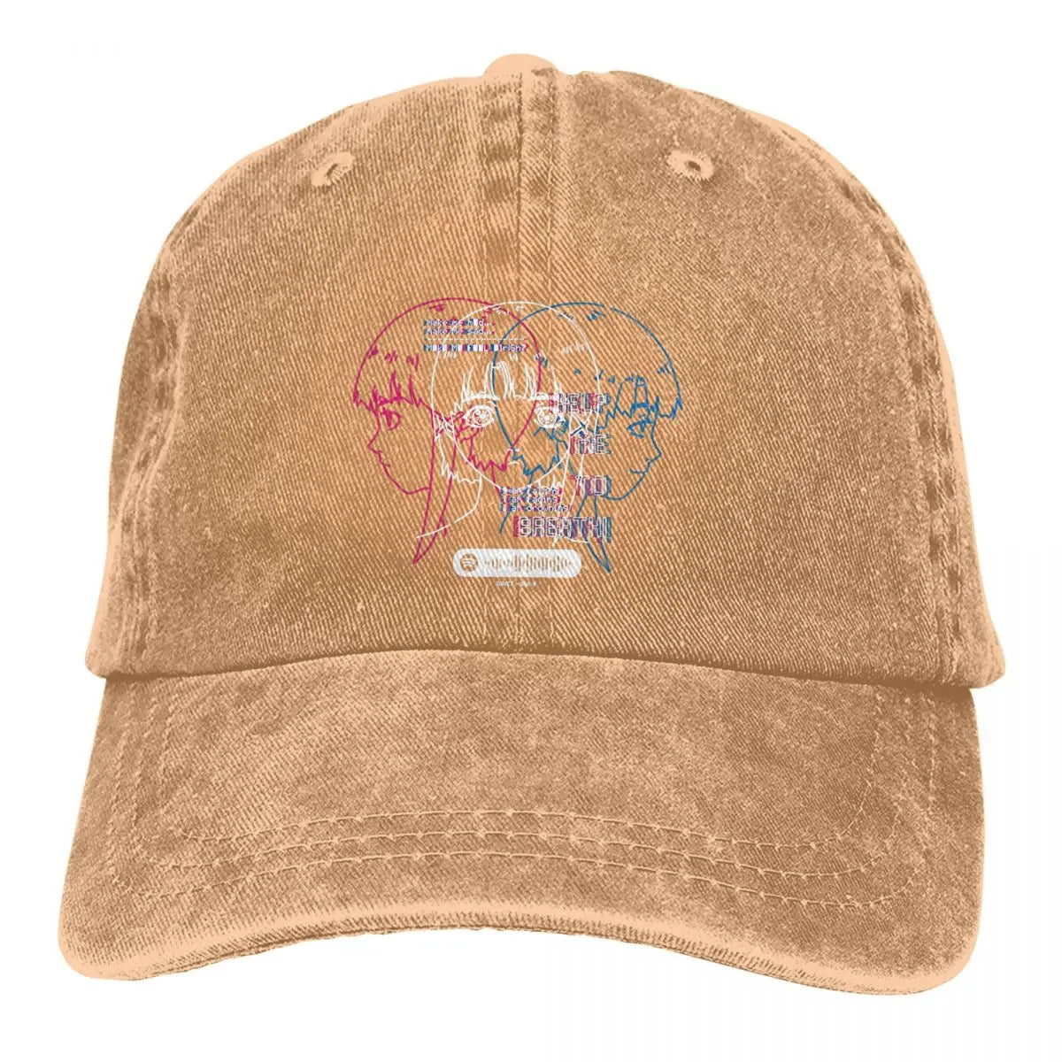 Serial Experiments Lain Anime Multicolor Hat Baseball Hat