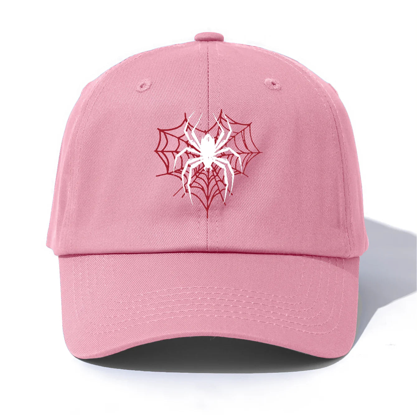 Spider Print Baseball Cap For Adults