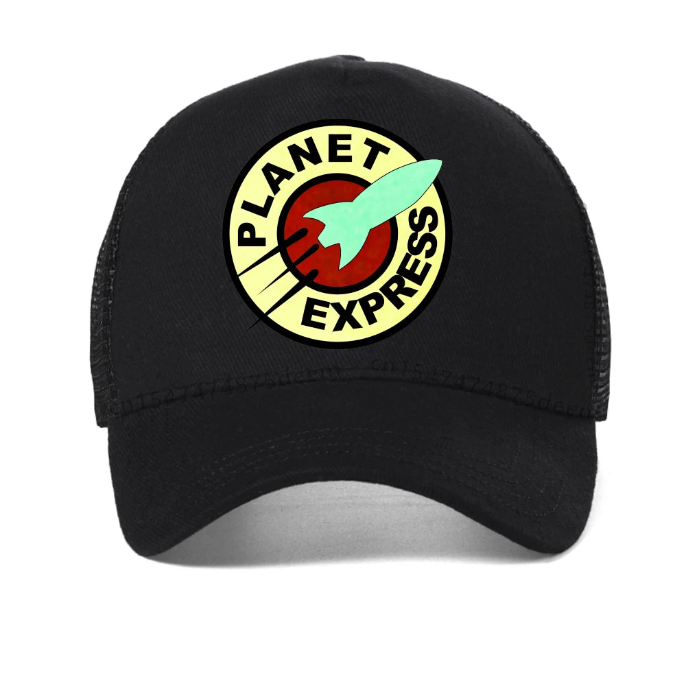 Planet Express Funny Print Baseball Cap