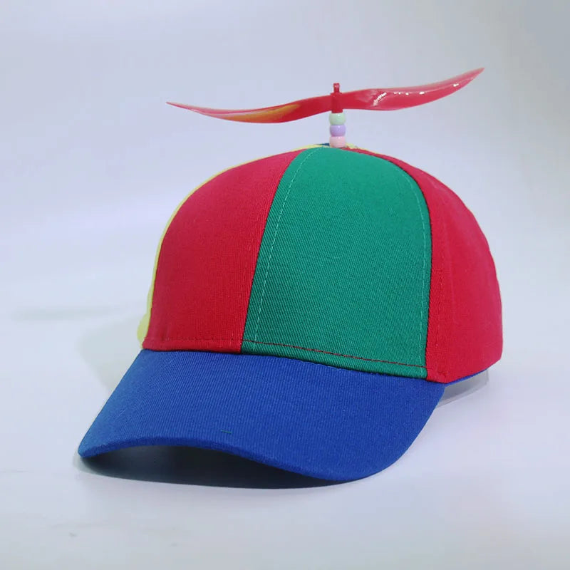 Helicopter Propeller Adventure Rainbow Bamboo Dragonfly Baseball Hat