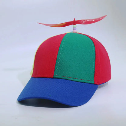 Helicopter Propeller Adventure Rainbow Bamboo Dragonfly Baseball Hat
