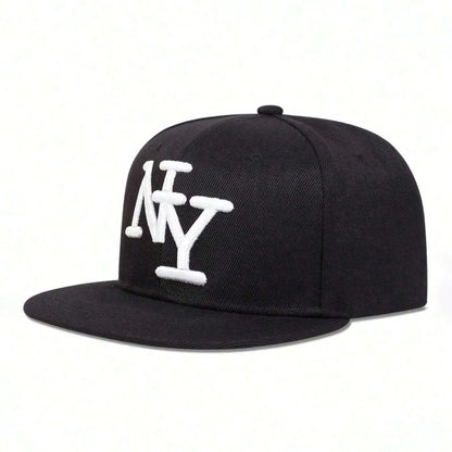 3D Letter Embroidery Baseball Cap Fashion Hip Hop Flat Brim Outdoor