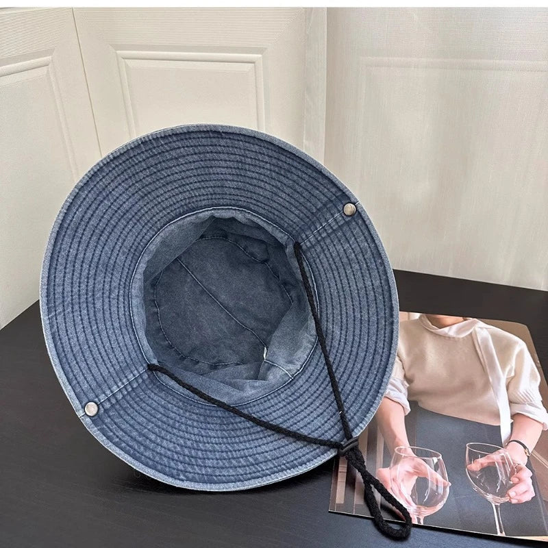 High Quality Embroidered Letters Western Cowboy Cap