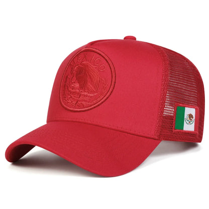 Unisex Mexican Flag Embroidery Baseball Caps
