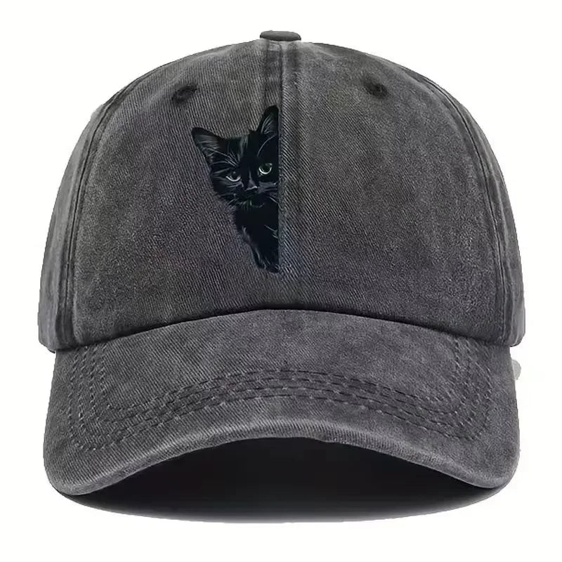 Animal Kitten Print Golf Cap Baseball Cap